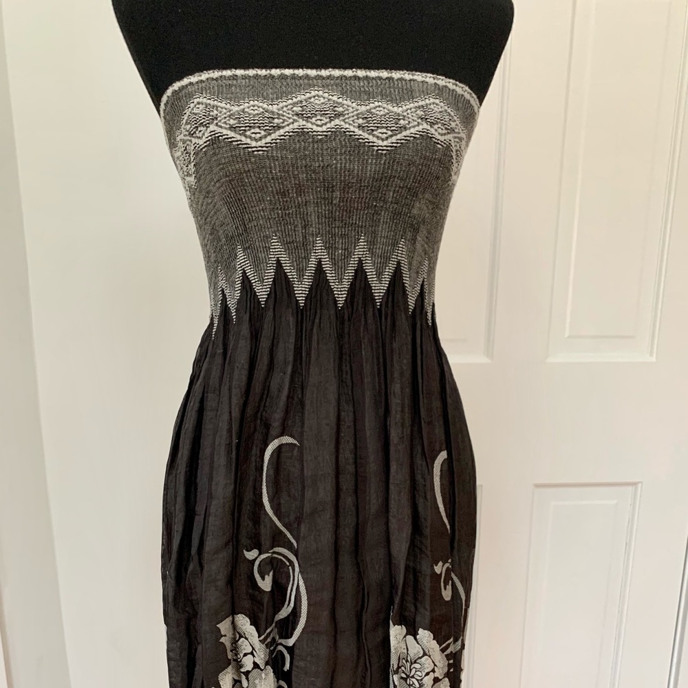 Lapis for Anthropologie maxi dress or skirt, convertible
